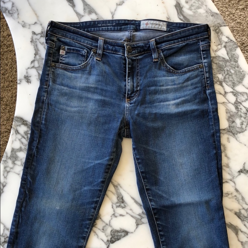 AG Adriano Goldschmied Stilt Roll-Up Jeans